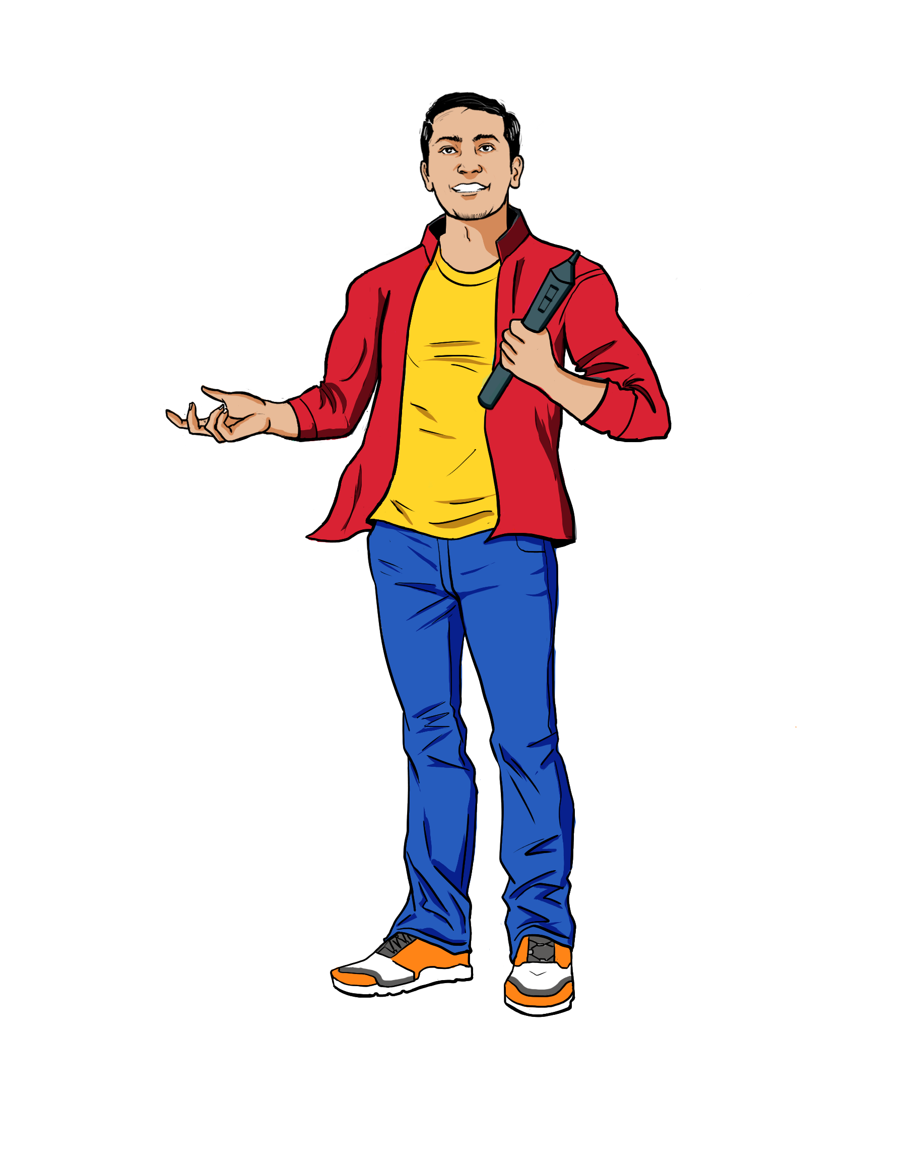 my caricature red version